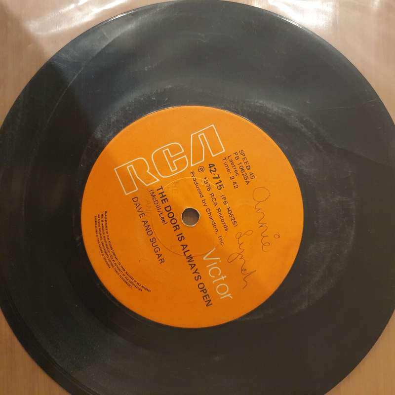Dave & Sugar  The Door Is Always Open / Late Nite Country Lovin' Music - Vinyl 7" Record - Ver...