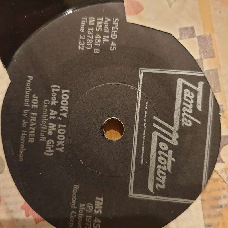 Joe Frazier  First Round Knock-Out - Vinyl 7" Record - Very-Good+ Quality (VG+) (verygoodplus)
