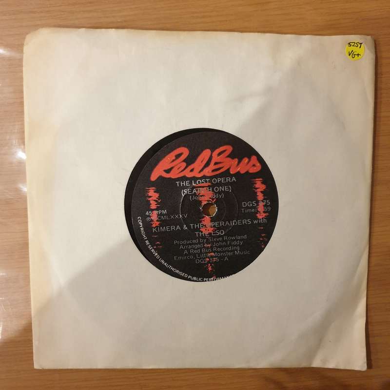 Kimera And The Operaiders With The London Symphony Orchestra  The Lost Opera - Vinyl 7" Record...