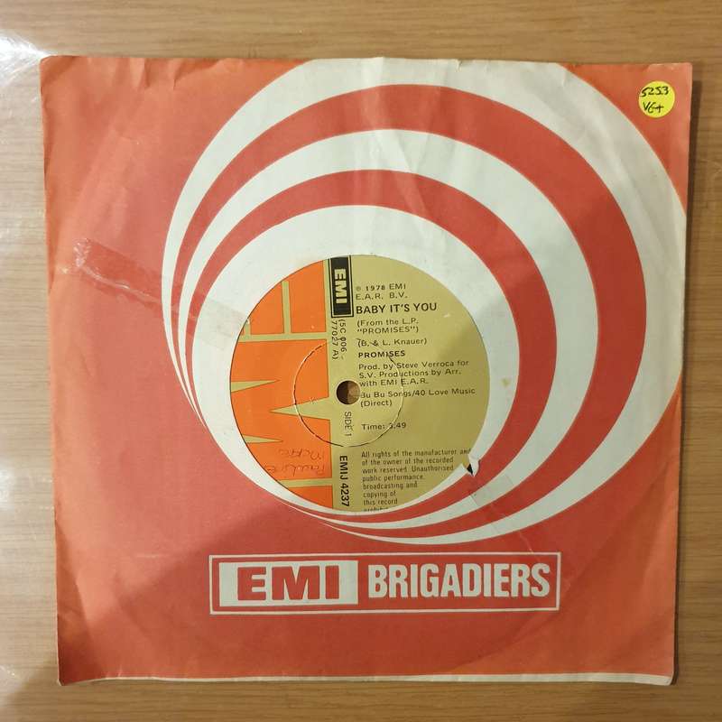 Promises  Baby It's You / What's A Girl To Do - Vinyl 7" Record - Very-Good+ Quality (VG+) (ve...