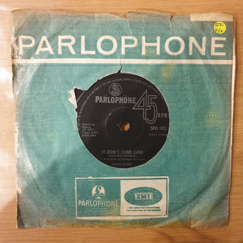 Ringo Starr  It Don't Come Easy - Vinyl 7" Record - Very-Good+ Quality (VG+) (verygoodplus)