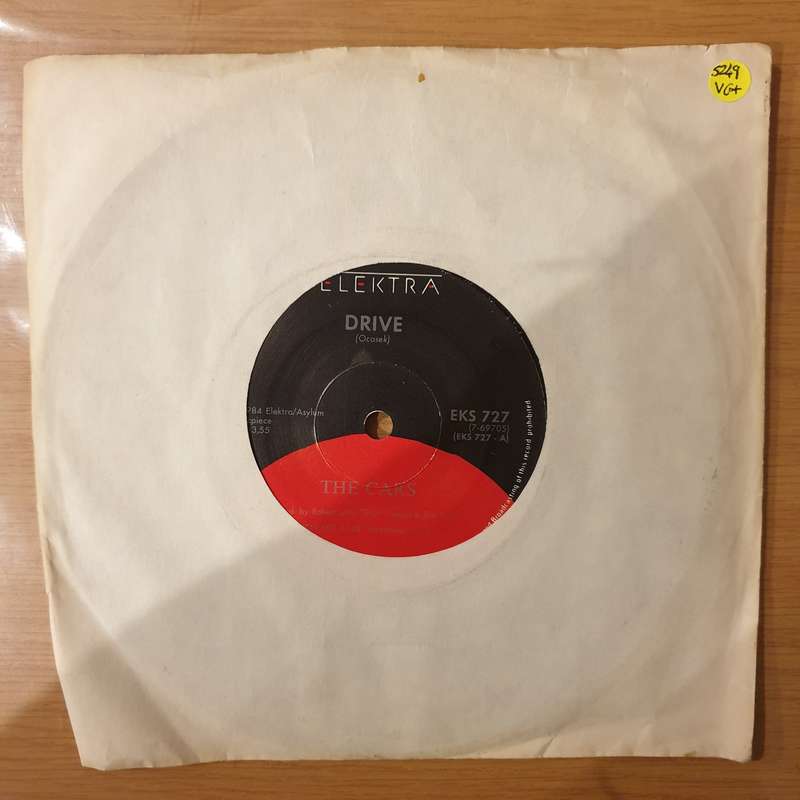 The Cars  Drive - Vinyl 7" Record - Very-Good+ Quality (VG+) (verygoodplus)
