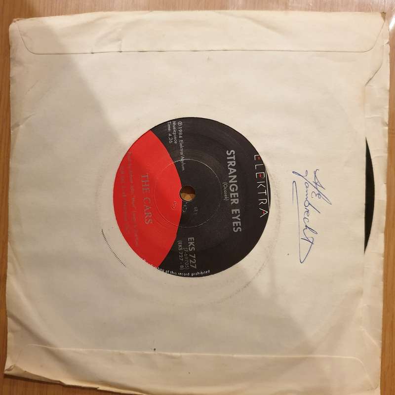 The Cars  Drive - Vinyl 7" Record - Very-Good+ Quality (VG+) (verygoodplus)