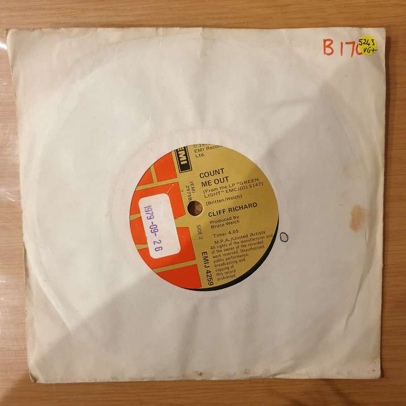 Cliff Richard  We Don't Talk Anymore - Vinyl 7" Record - Very-Good+ Quality (VG+) (verygoodplus)