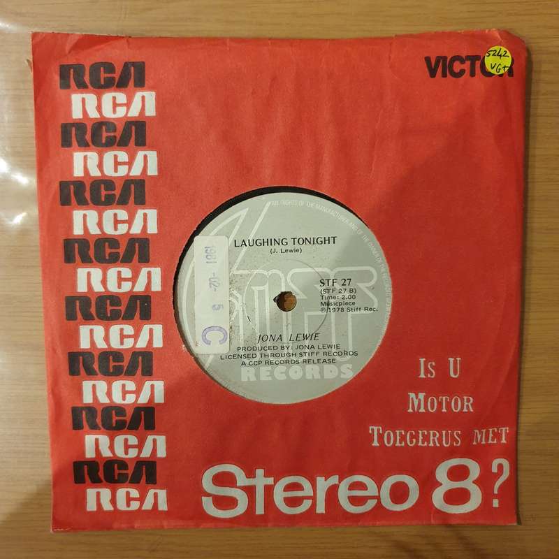 Jona Lewie  Stop The Cavalry - Vinyl 7" Record - Very-Good+ Quality (VG+) (verygoodplus)