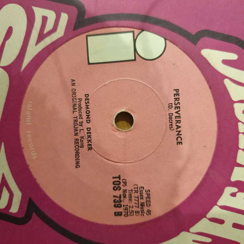 Desmond Dekker  You Can Get It If You Really Want/ Perseverance -  Vinyl 7" Record - Very-Good...