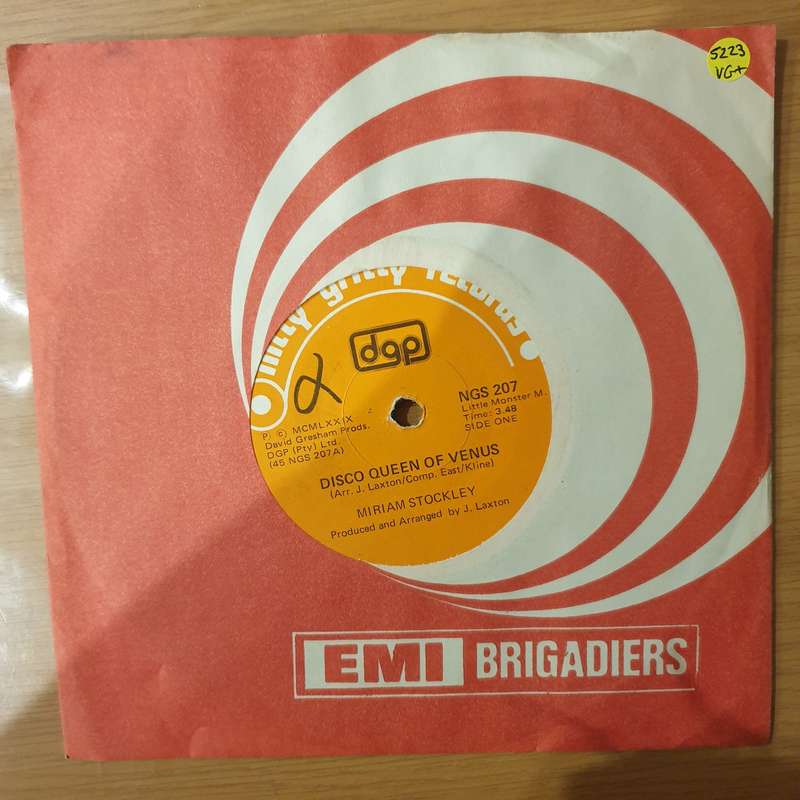 Miriam Stockley  Disco Queen Of Venus -  Vinyl 7" Record - Very-Good+ Quality (VG+) (verygoodp...