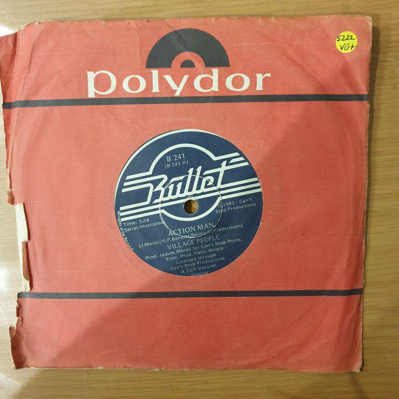 Village People  Action Man -  Vinyl 7" Record - Very-Good+ Quality (VG+) (verygoodplus)