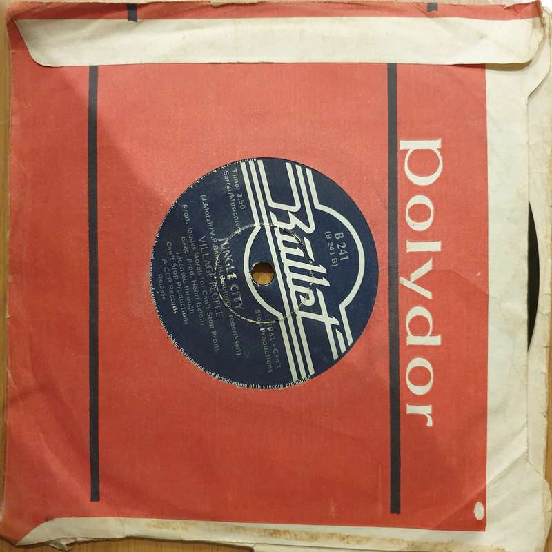 Village People  Action Man -  Vinyl 7" Record - Very-Good+ Quality (VG+) (verygoodplus)