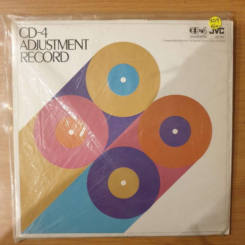 CD-4  CD-4 Adjustment Record -  Vinyl 7" Record - Very-Good+ Quality (VG+) (verygoodplus)