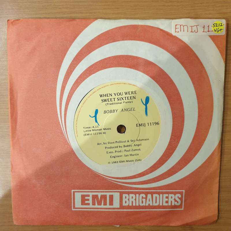 Bobby Angel  My Heart Is Yours -  Vinyl 7" Record - Very-Good+ Quality (VG+) (verygoodplus)