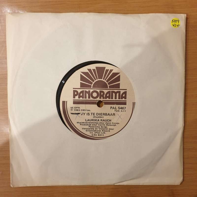 Laurika Rauch  Jy Is Te Dierbaar -  Vinyl 7" Record - Very-Good+ Quality (VG+) (verygoodplus)