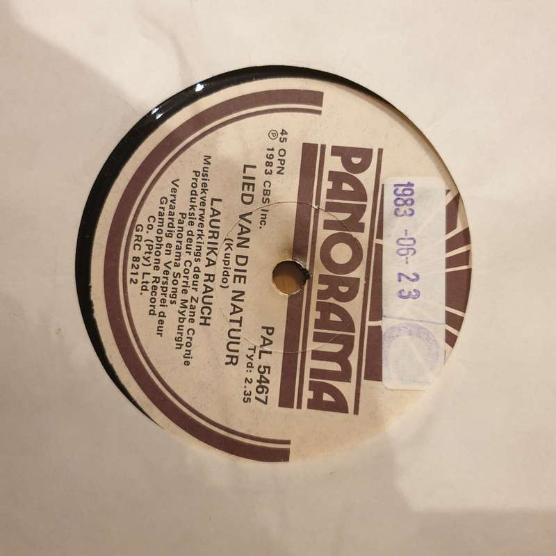 Laurika Rauch  Jy Is Te Dierbaar -  Vinyl 7" Record - Very-Good+ Quality (VG+) (verygoodplus)