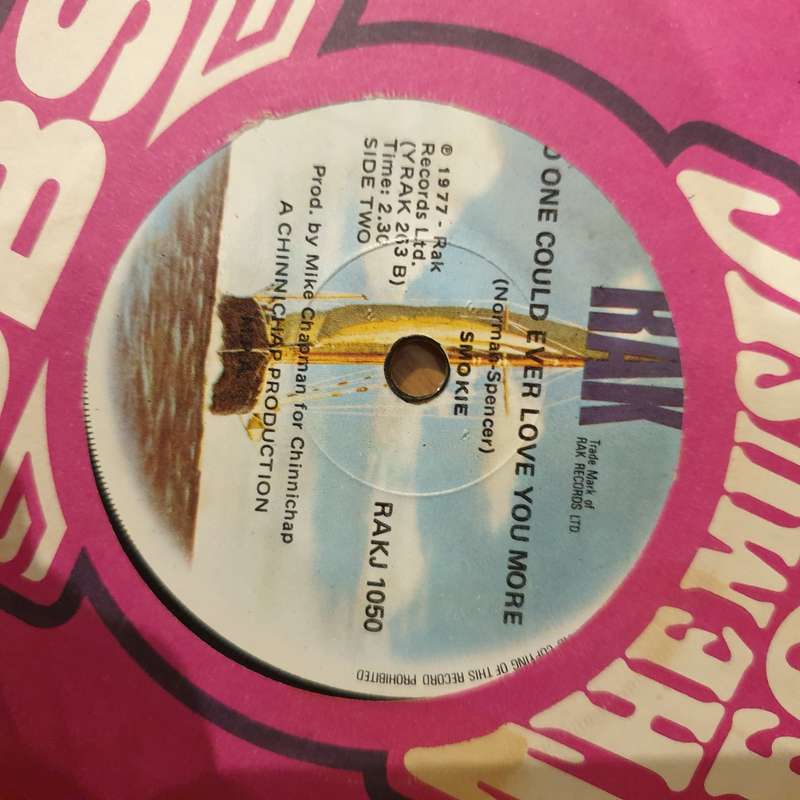 Smokie  Needles And Pins -  Vinyl 7" Record - Very-Good+ Quality (VG+) (verygoodplus)
