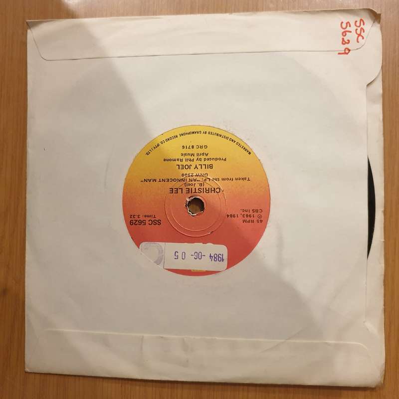 Billy Joel  The Longest Time -  Vinyl 7" Record - Very-Good+ Quality (VG+) (verygoodplus)