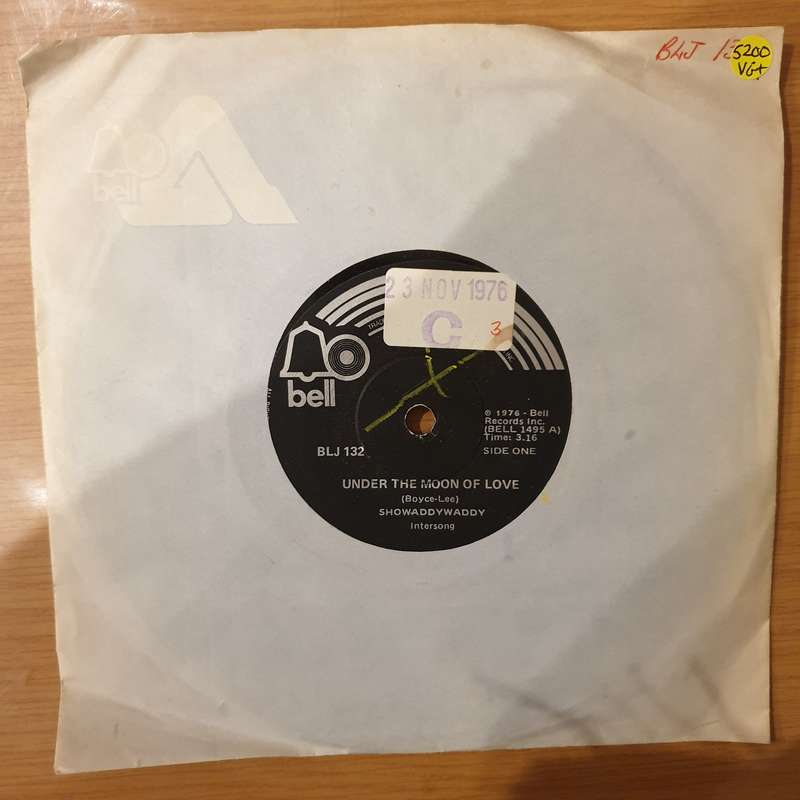 Showaddywaddy  Under The Moon Of Love -  Vinyl 7" Record - Very-Good+ Quality (VG+) (verygoodp...