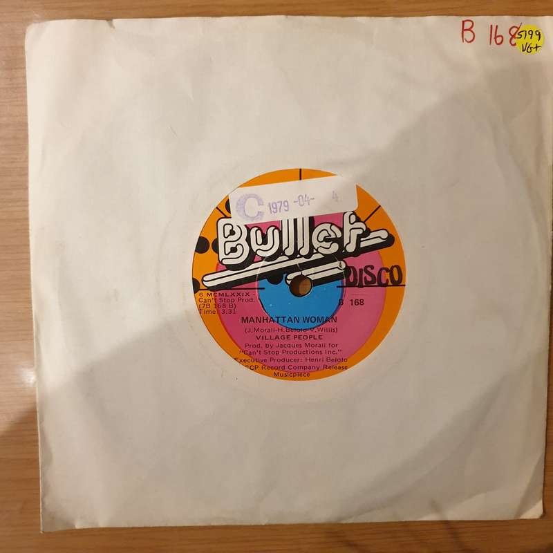 Village People  In The Navy -  Vinyl 7" Record - Very-Good+ Quality (VG+) (verygoodplus)