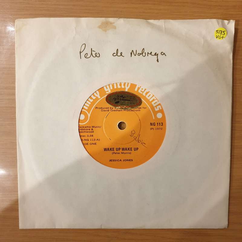 Jessica Jones  Wake Up Wake Up -  Vinyl 7" Record - Very-Good+ Quality (VG+) (verygoodplus)