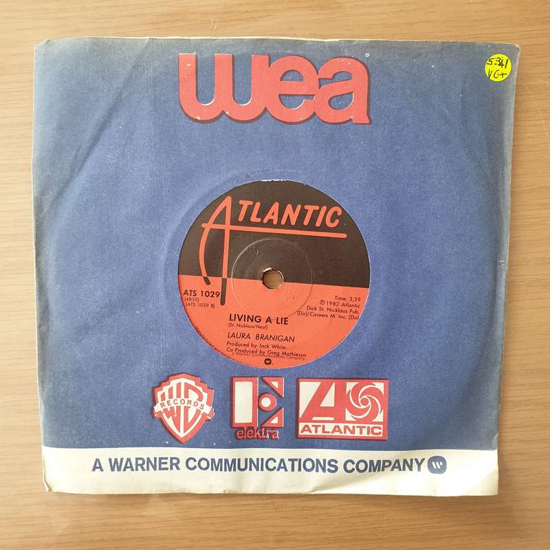 Laura Branigan  Gloria - Vinyl 7" Record - Very-Good+ Quality (VG+) (verygoodplus)