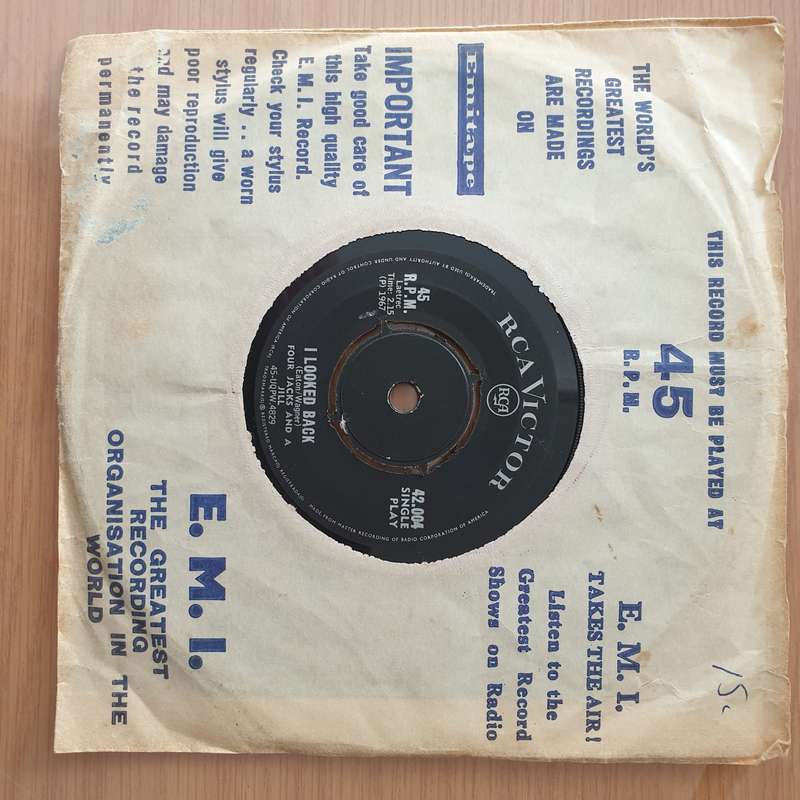 Four Jacks And A Jill  Master Jack - Vinyl 7" Record - Very-Good+ Quality (VG+) (verygoodplus)