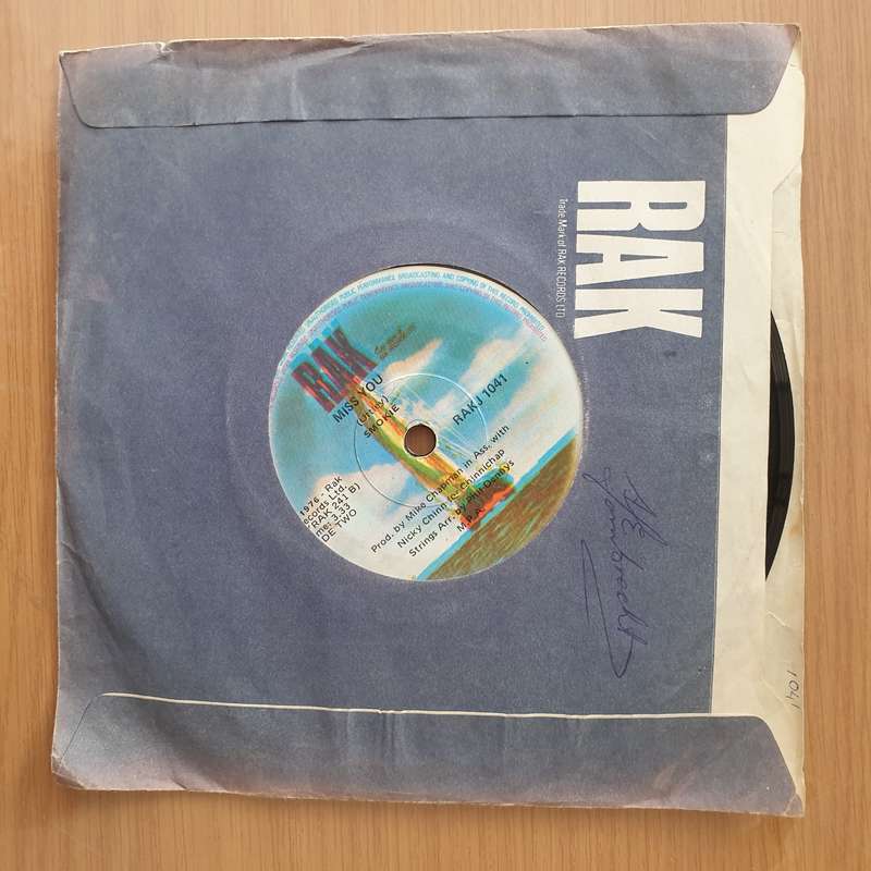 Smokie  I'll Meet You At Midnight - Vinyl 7" Record - Very-Good+ Quality (VG+) (verygoodplus)