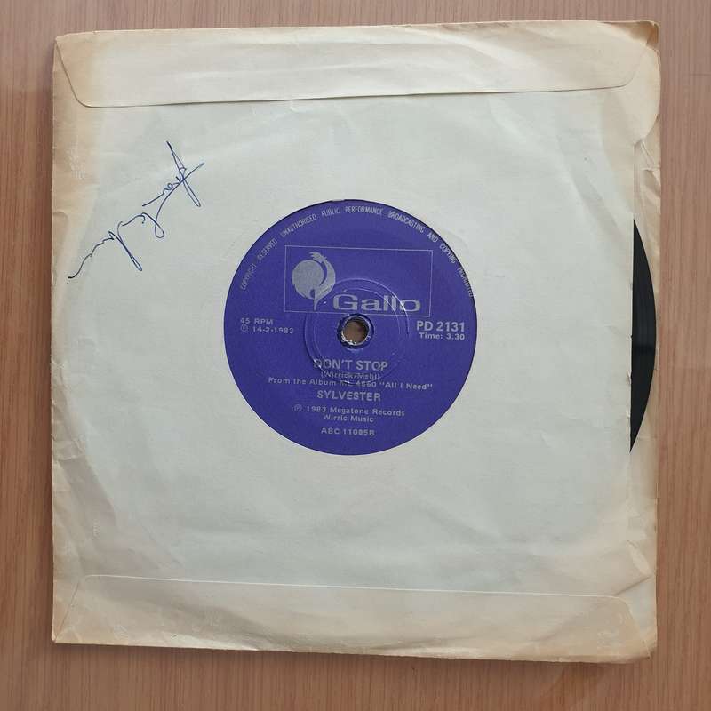 Sylvester  Do You Wanna Funk / Don't Stop - Vinyl 7" Record - Very-Good+ Quality (VG+) (verygo...