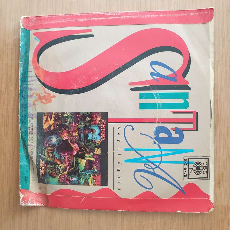 Santana  Say It Again - Vinyl 7" Record - Very-Good+ Quality (VG+) (verygoodplus)