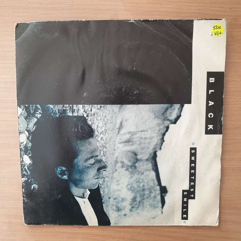 Black  Sweetest Smile - Vinyl 7" Record - Very-Good+ Quality (VG+) (verygoodplus)