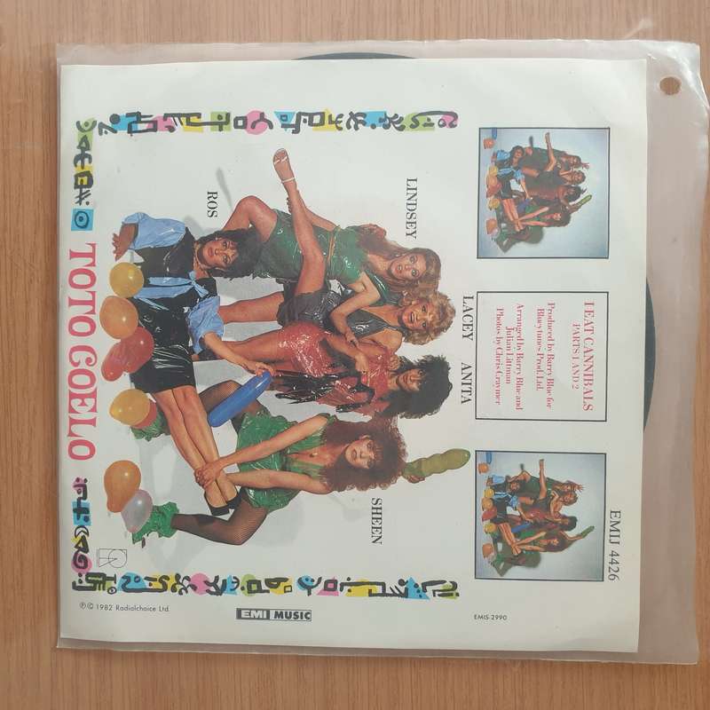 Toto Coelo  I Eat Cannibals - Vinyl 7" Record - Very-Good+ Quality (VG+) (verygoodplus)