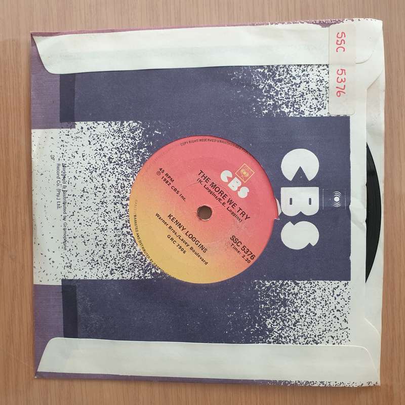 Kenny Loggins With Steve Perry  Don't Fight It - Vinyl 7" Record - Very-Good+ Quality (VG+) (v...