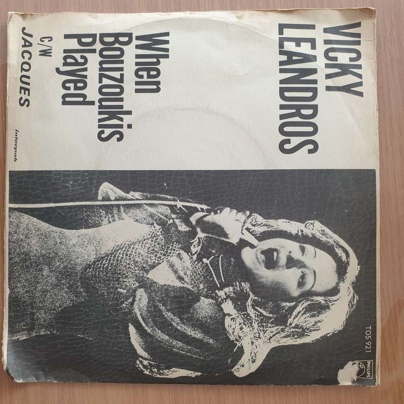 Vicky Leandros  When Bouzoukis Played / Jacques - Vinyl 7" Record - Very-Good+ Quality (VG+) (...