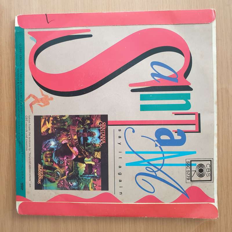 Santana  Say It Again - Vinyl 7" Record - Very-Good+ Quality (VG+) (verygoodplus)