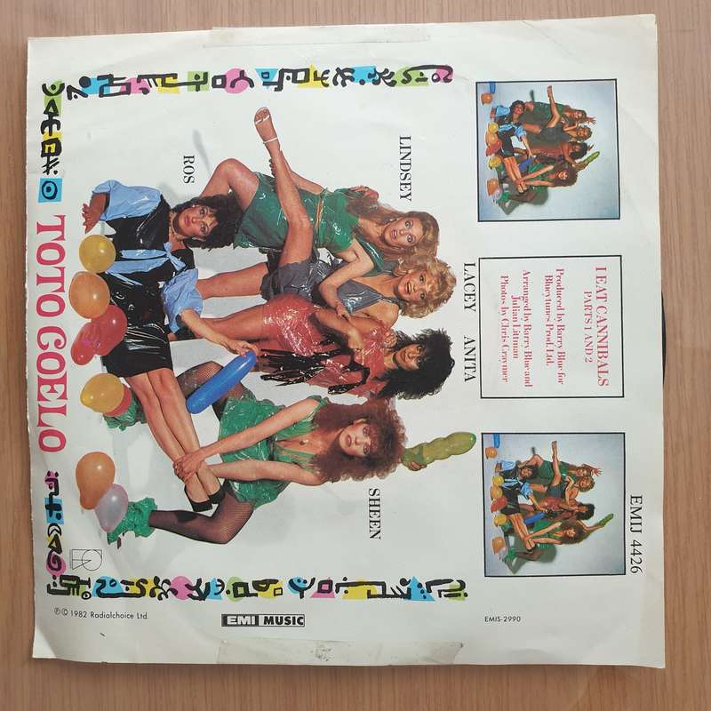 Toto Coelo  I Eat Cannibals - Vinyl 7" Record - Very-Good+ Quality (VG+) (verygoodplus)