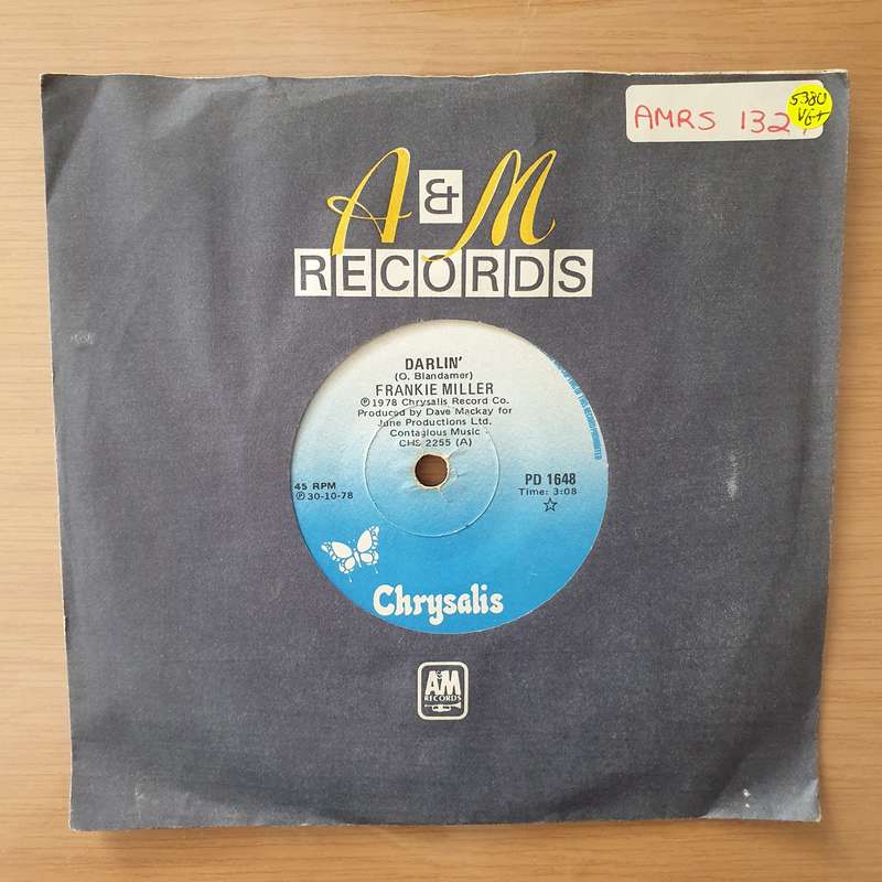 Frankie Miller  Darlin' - Vinyl 7" Record - Very-Good+ Quality (VG+) (verygoodplus)