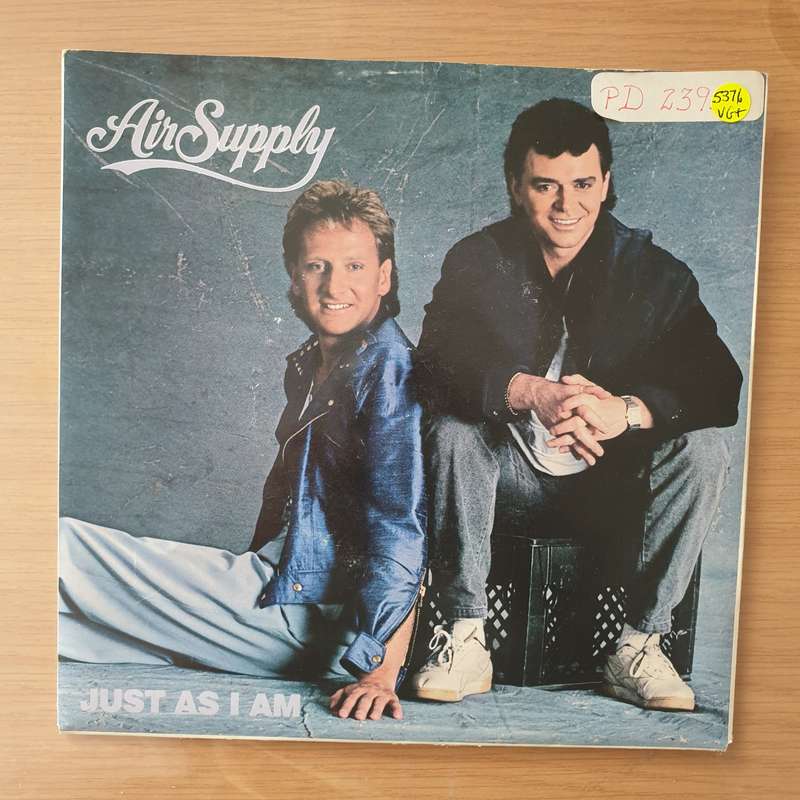 Air Supply  Just As I Am - Vinyl 7" Record - Very-Good+ Quality (VG+) (verygoodplus)