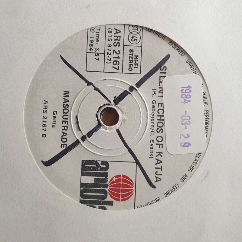 Masquerade  Guardian Angel - Vinyl 7" Record - Very-Good+ Quality (VG+) (verygoodplus)