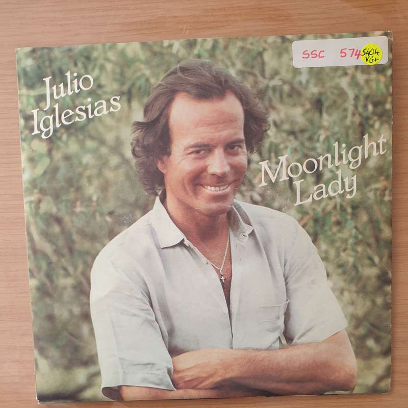 Julio Iglesias  Moonlight Lady - Vinyl 7" Record - Very-Good+ Quality (VG+) (verygoodplus)