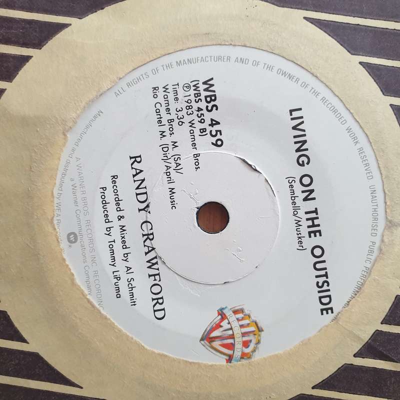 Randy Crawford  Why - Vinyl 7" Record - Very-Good+ Quality (VG+) (verygoodplus)