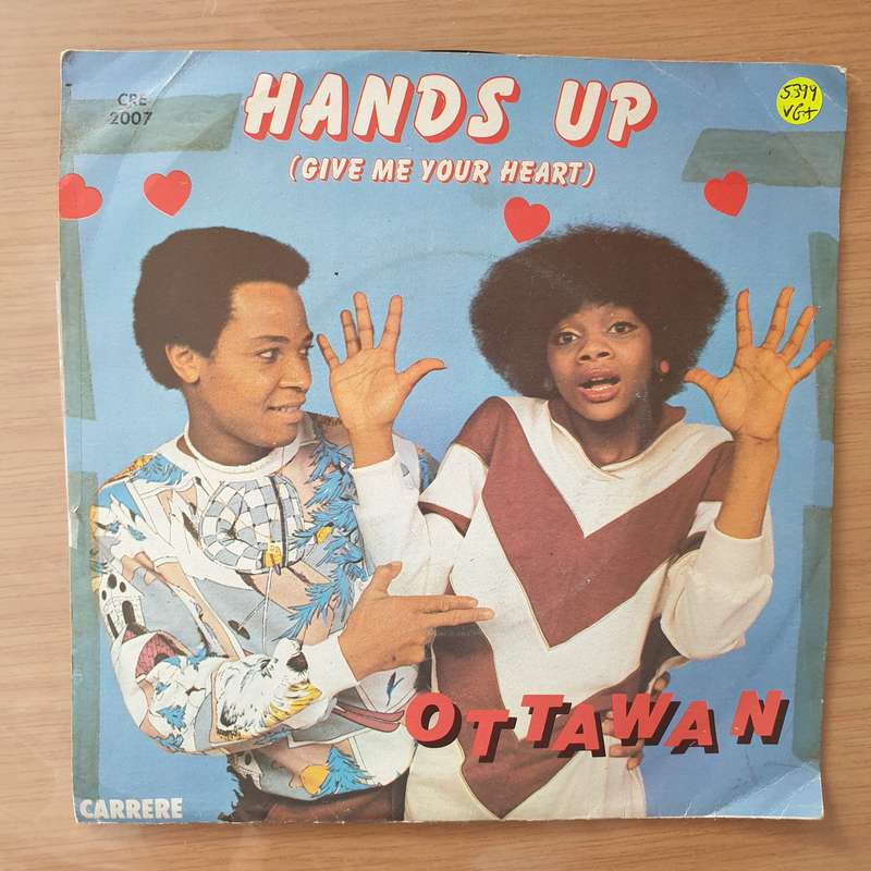 Ottawan  Hands Up (Give Me Your Heart) - Vinyl 7" Record (VG+)