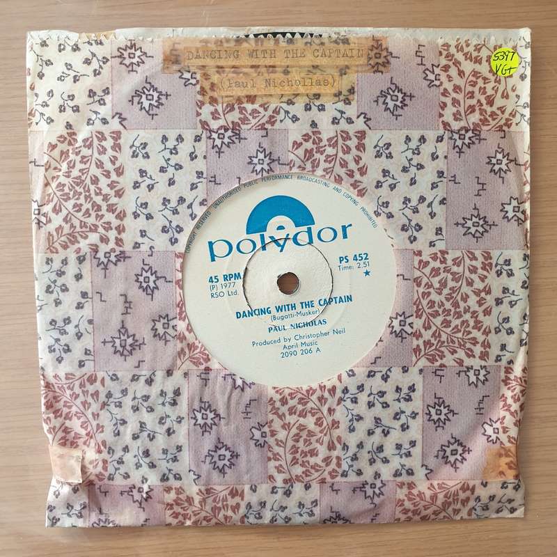 Paul Nicholas  Dancing With The Captain (Rhodesia) - Vinyl 7" Record - Very-Good+ Quality (VG+...