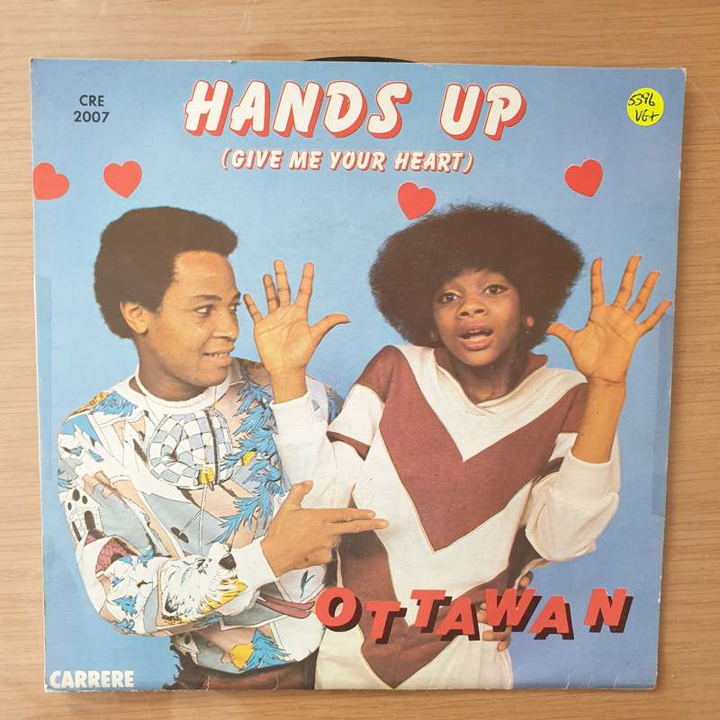 Ottawan  Hands Up (Give Me Your Heart) - Vinyl 7" Record - Very-Good+ Quality (VG+) (verygoodp...