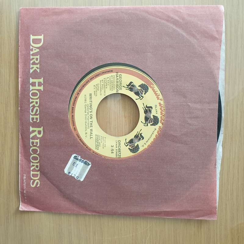 George Harrison  All Those Years Ago - Vinyl 7" Record - Very-Good+ Quality (VG+) (verygoodplus)