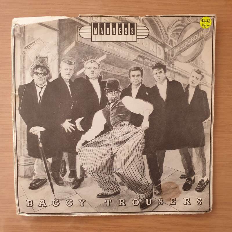 Madness  Baggy Trousers - Vinyl 7" Record - Very-Good+ Quality (VG+) (verygoodplus)