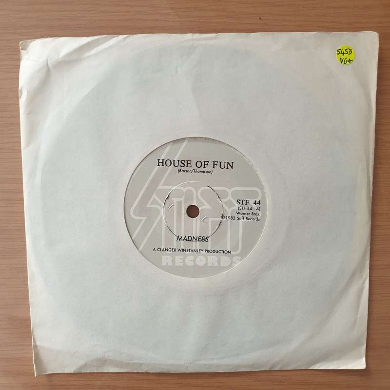 Madness  House Of Fun - Vinyl 7" Record - Very-Good+ Quality (VG+) (verygoodplus)