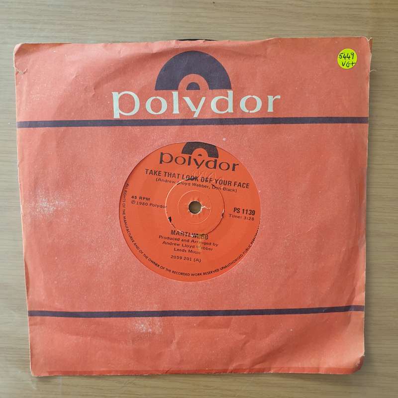 Marti Webb  Take That Look Off Your Face - Vinyl 7" Record - Very-Good+ Quality (VG+) (verygoo...