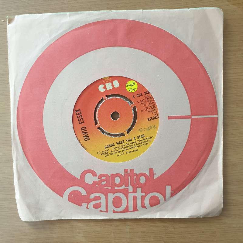David Essex  Gonna Make You A Star - Vinyl 7" Record - Very-Good+ Quality (VG+) (verygoodplus)