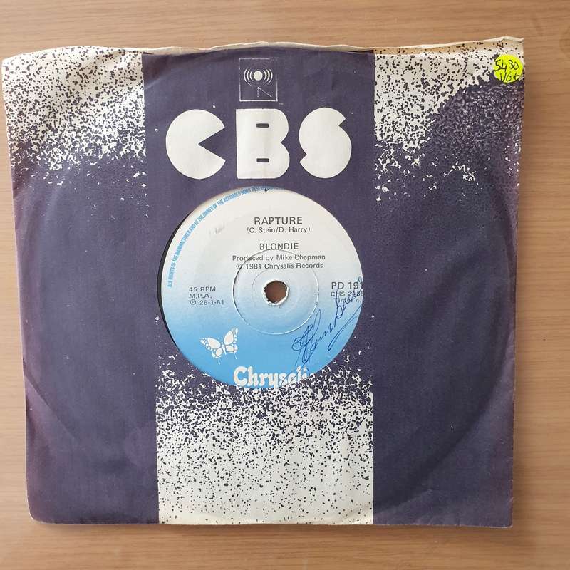 Blondie  Rapture - Vinyl 7" Record - Very-Good+ Quality (VG+) (verygoodplus)
