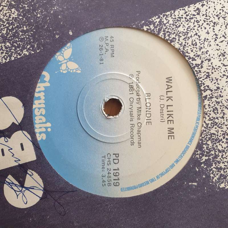 Blondie  Rapture - Vinyl 7" Record - Very-Good+ Quality (VG+) (verygoodplus)