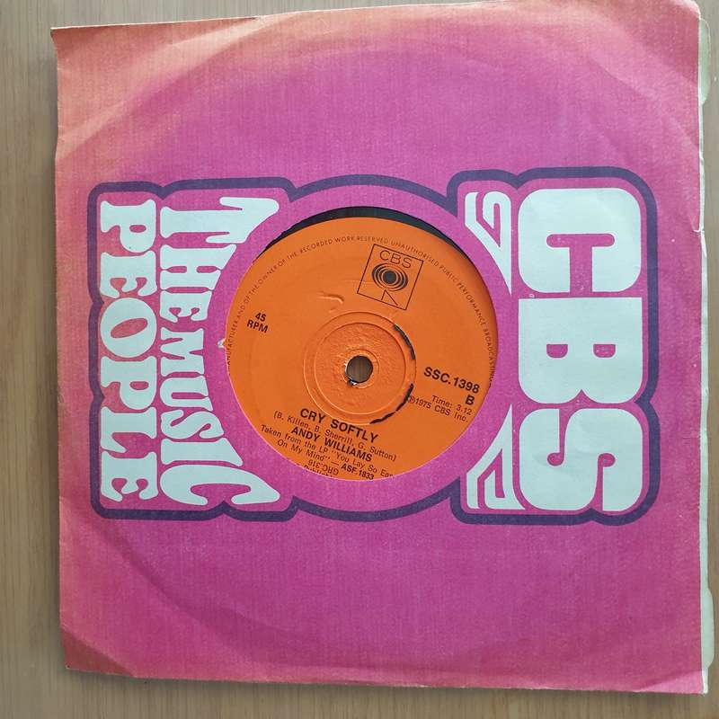 Andy Williams  You Lay So Easy On My Mind - Vinyl 7" Record - Very-Good+ Quality (VG+) (verygo...