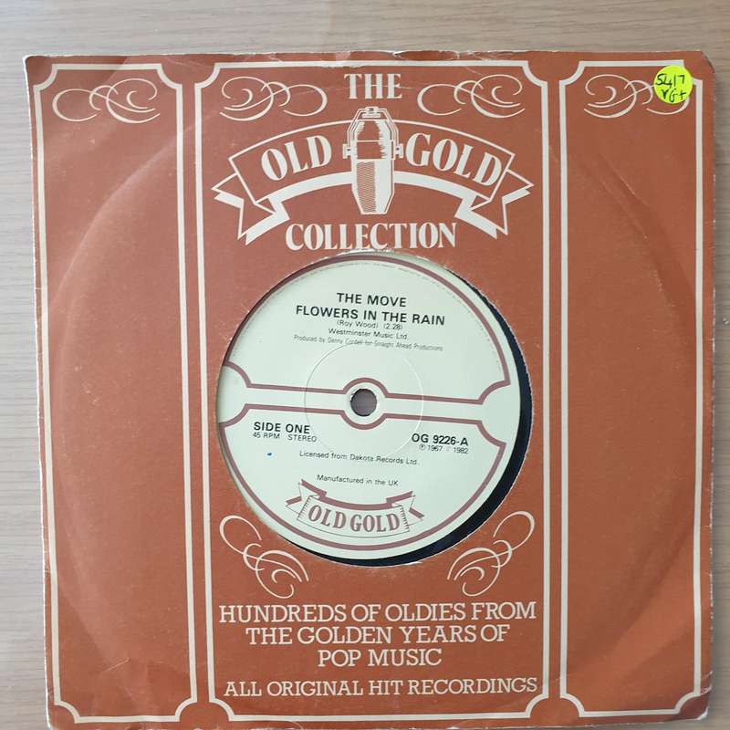 The Move  Flowers In The Rain - Vinyl 7" Record - Very-Good+ Quality (VG+) (verygoodplus)